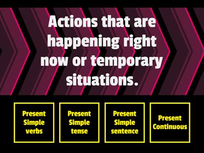 Present Simple or Present Continuous?