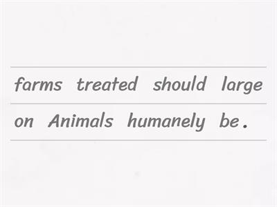 Animal treatment/Passive modals