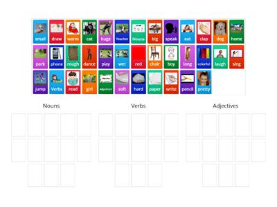 Nouns, Verbs & Adjectives