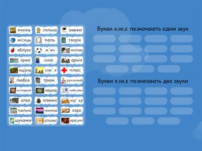 Співвідношення звуків і букв