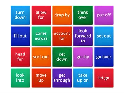 Intermediate Phrasal Verbs