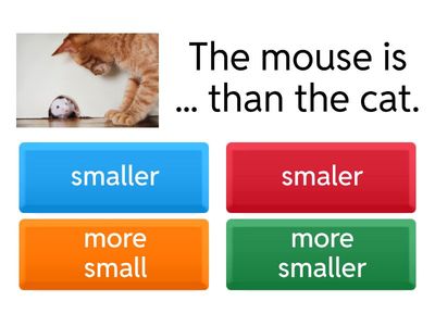  ADJECTIVES: comparative