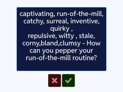 Responding to ideas (6C vocabulary)