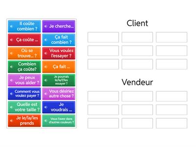 Dialogue: acheter des vêtements avec audio