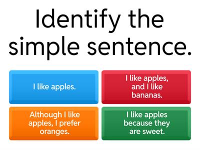 Sentence Structure Quiz