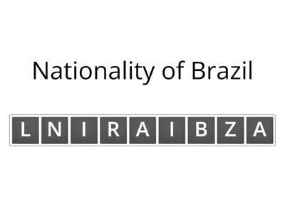 Nationalities