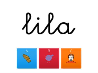 Lectura comprensiva letra L