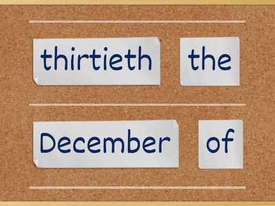 EFL_English File Elementary 3ed_Unit 6B_dates