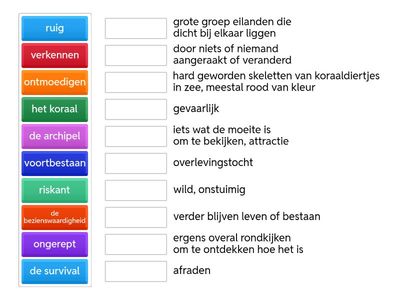 Staal 2 - Groep 7 - Eilanden - Woorden week 2