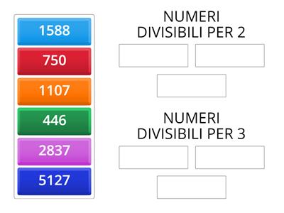 è divisibile per 2 o per 3? 