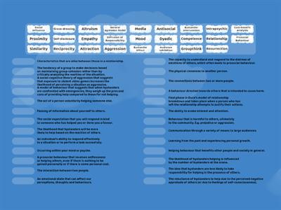 Unit 4 Topic 2 Interpersonal Processes