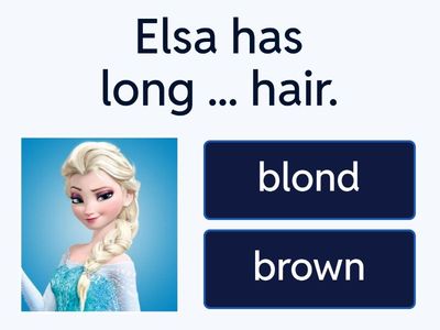 Third person singular - hair