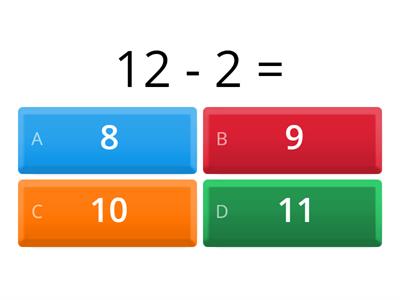 Subtracting within 20
