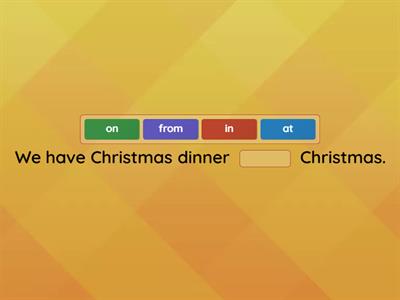 Prepositions of time