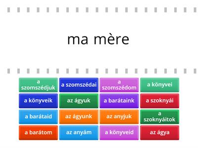 Adjectifs possessifs