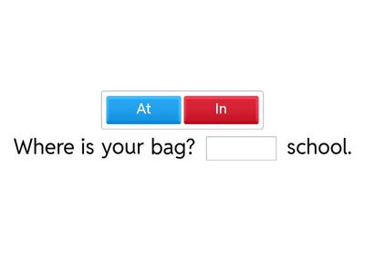 At / on / from / until