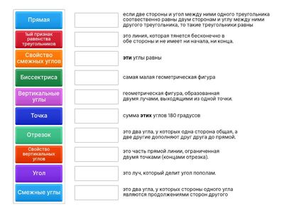 Проверка теории 7 класс