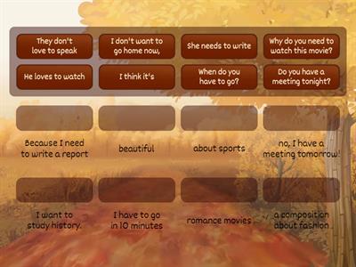 Link the sentences (L20)