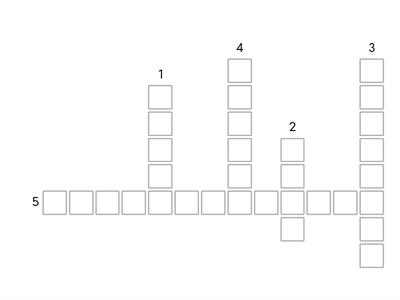 Palavras cruzadas 7º ano