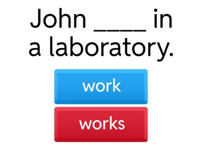 Routines: 3rd person singular