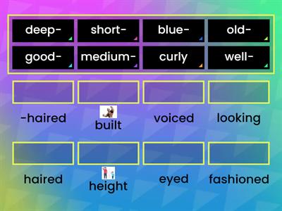 Compound Adjectives Physical Appearance 