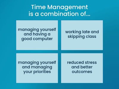 BSBPEF202 Time Management Learning Self Review