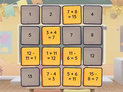 Fact families - Warmup