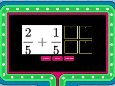 Adding of Similar Fractions