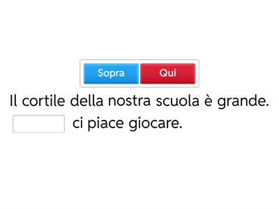 Cloze DSA Il cortile della scuola 