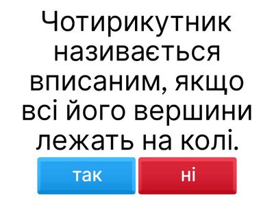Вписані та описані чотирикутники