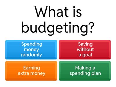 Budgeting Basics Quiz