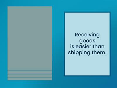 Warehouse Workers Vacancy - Agree or Disagree