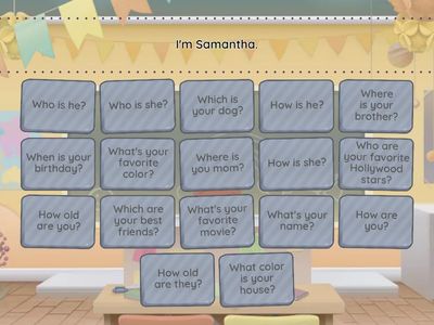 Be 7 (Wh - Questions)