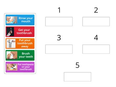 Sequencing- Brushing Teeth