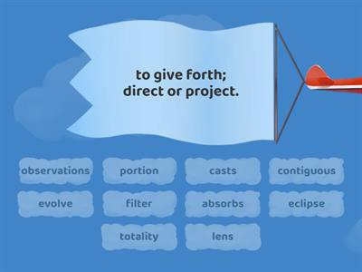 Sixth Grade ELA Week 18 Vocabulary Words