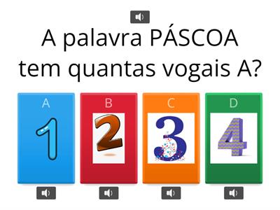 Páscoa - gramática 