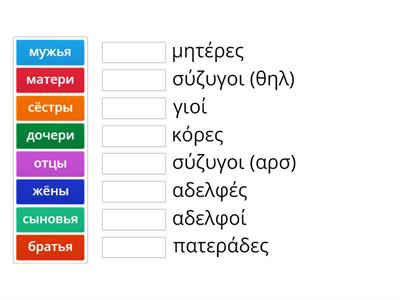 Поехали 1 мн число сущ