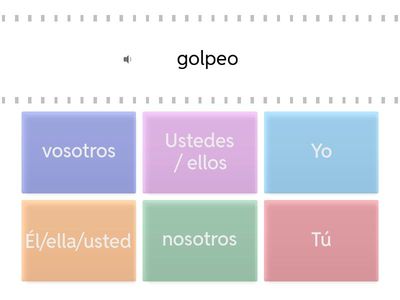VERBO GOLPEAR