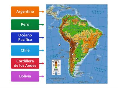 Ubicando Chile y sus límites