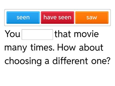 Present Perfect VS Past Simple