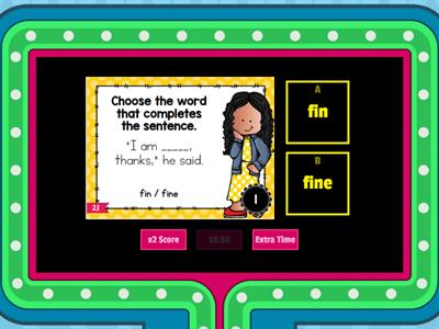 Long Vowel - Final e