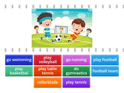 Vocabulary Sports - Third Grade
