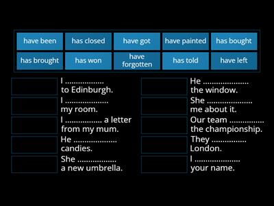 Present Perfect Tense 