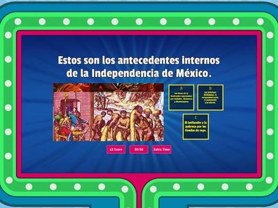 INDEPENDENCIA DE MÉXICO.