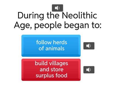 Neolithic and Paleolithic Eras