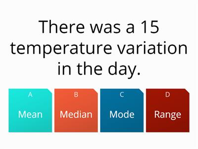 Analysing Data - Warm-up