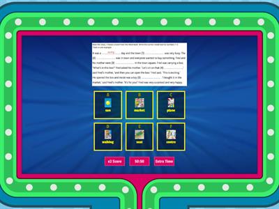 Movers Reading and Writing Part 3 Practice