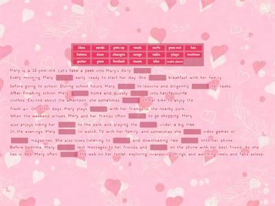 Present Simple affirmative and negative