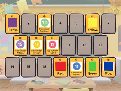 Colours and numbers - Chris' Escuela de Idiomas.