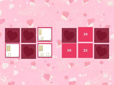 représentation des nombres 0-100 